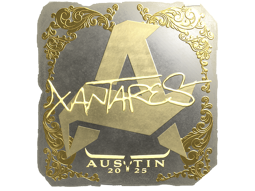 Sticker | XANTARES (Gold) | Austin 2025