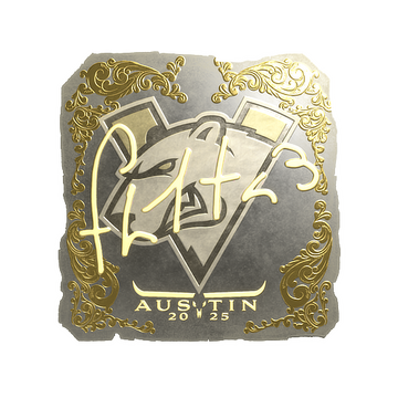 Sticker | FL1T (Gold) | Austin 2025