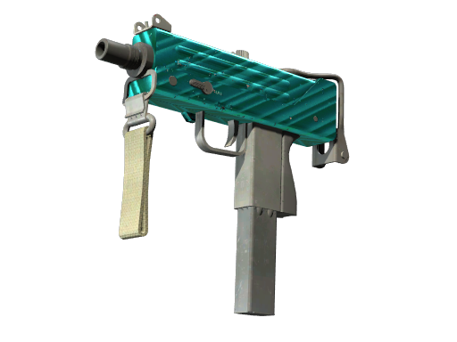 StatTrak™ MAC-10 | Malachite (Well-Worn)