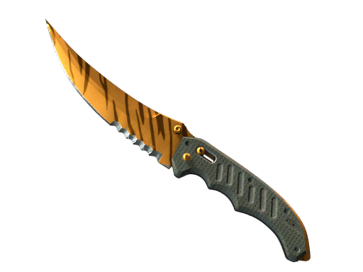 Produto ★ StatTrak™ Flip Knife | Tiger Tooth