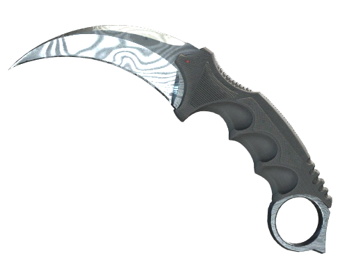 Karambit (★) | Aço de Damasco (Bem Desgastada)