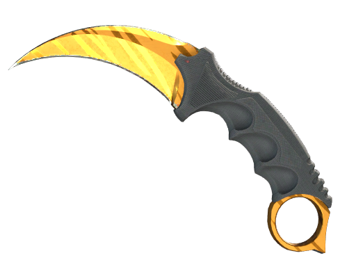 Karambit (★) | Dente de Tigre (Pouco Usada)