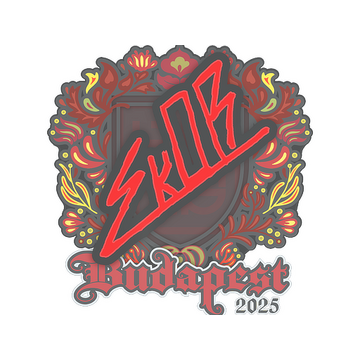 Sticker | sk0R | Budapest 2025