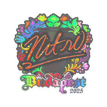 Sticker | nitr0 (Holo) | Budapest 2025