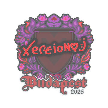 Sticker | xertioN | Budapest 2025