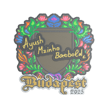 Sticker | mzinho (Embroidered) | Budapest 2025