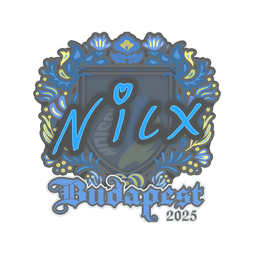 Sticker | nicx | Budapest 2025