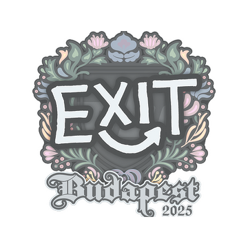 Sticker | exit | Budapest 2025
