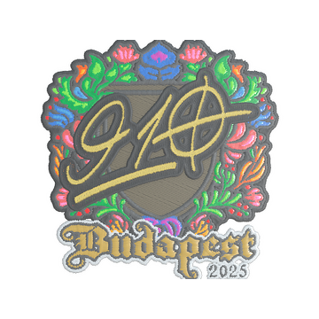 Sticker | 910 (Embroidered) | Budapest 2025