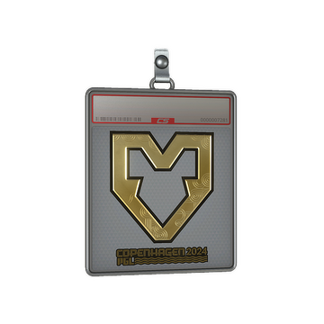 Sticker Slab | MOUZ (Gold) | Copenhagen 2024