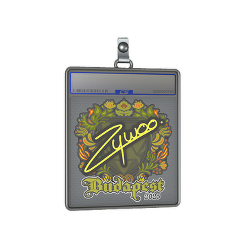 Sticker Slab | ZywOo | Budapest 2025