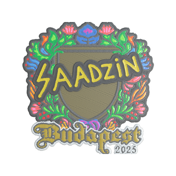 Sticker | saadzin (Embroidered) | Budapest 2025