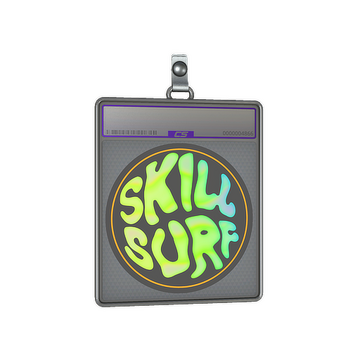 Sticker Slab | Ocean Sunset Skill Surf (Holo)
