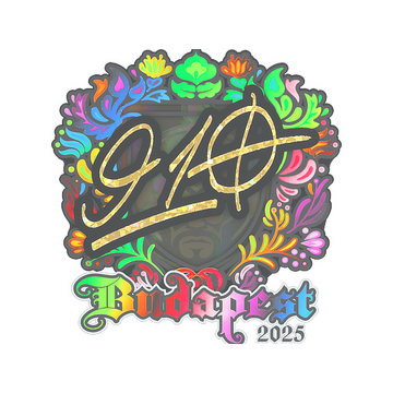 Sticker | 910 (Holo) | Budapest 2025
