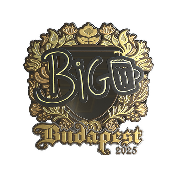 Sticker | biguzera (Gold) | Budapest 2025