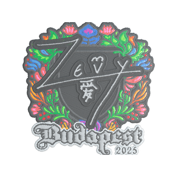Sticker | zevy (Embroidered) | Budapest 2025