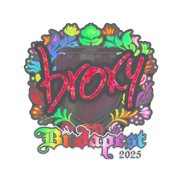 Sticker | broky (Holo) | Budapest 2025