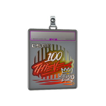 Sticker Slab | 100 Thieves (Foil) | 2020 RMR
