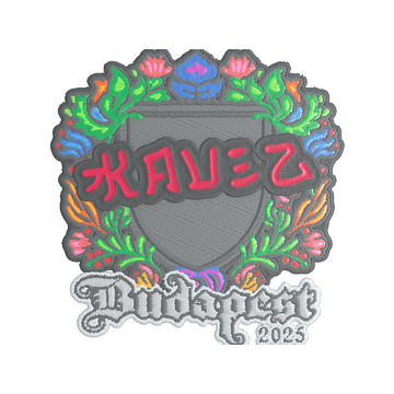 Sticker | kauez (Embroidered) | Budapest 2025