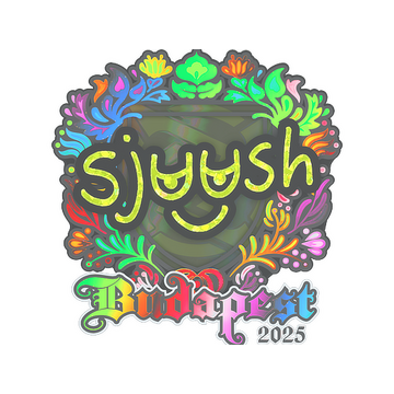 Sticker | sjuush (Holo) | Budapest 2025