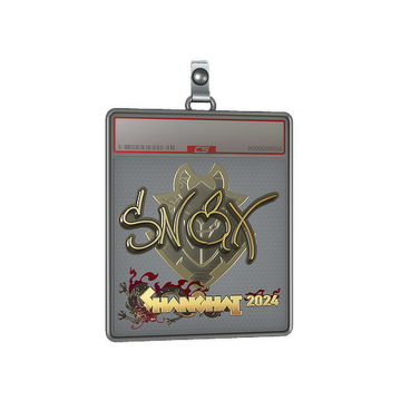 Sticker Slab | Snax (Gold) | Shanghai 2024