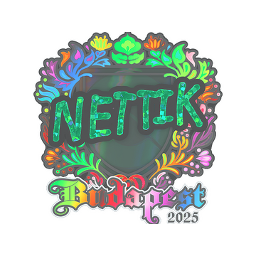 Sticker | nettik (Holo) | Budapest 2025