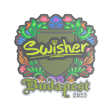 Sticker | Swisher (Embroidered) | Budapest 2025