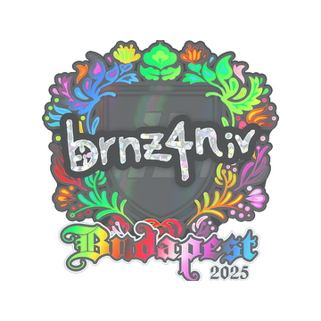 Sticker | brnz4n (Holo) | Budapest 2025