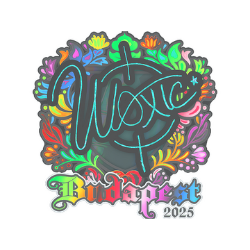 Sticker | woxic (Holo) | Budapest 2025
