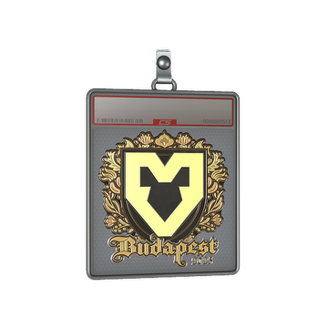 Sticker Slab | MOUZ (Gold) | Budapest 2025
