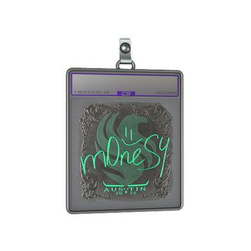 Sticker Slab | m0NESY (Foil) | Austin 2025