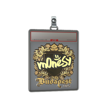 Sticker Slab | m0NESY (Gold) | Budapest 2025