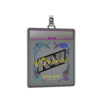 Sticker Slab | w0nderful (Holo) | Austin 2025