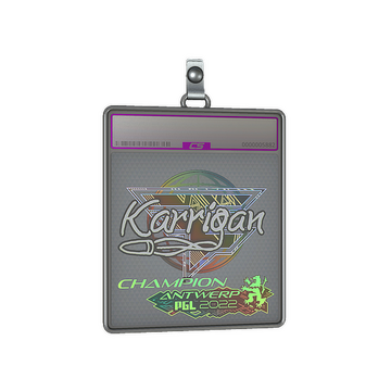 Sticker Slab | karrigan (Holo, Champion) | Antwerp 2022
