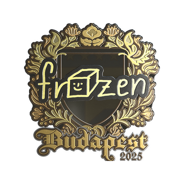 Sticker | frozen (Gold) | Budapest 2025