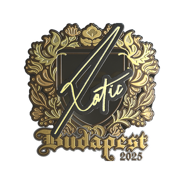Sticker | XotiC (Gold) | Budapest 2025