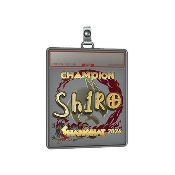 Sticker Slab | sh1ro (Gold, Champion) | Shanghai 2024