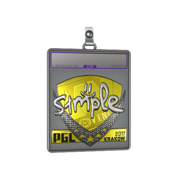 Sticker Slab | s1mple (Foil) | Krakow 2017
