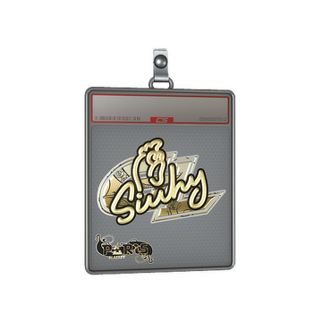 Sticker Slab | siuhy (Gold) | Paris 2023