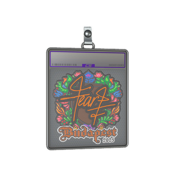 Sticker Slab | fEAR (Embroidered) | Budapest 2025
