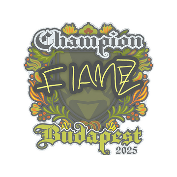Sticker | FlameZ (Champion) | Budapest 2025