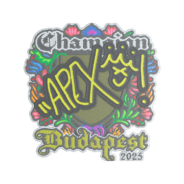 Sticker | apEX (Embroidered, Champion) | Budapest 2025
