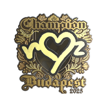 Sticker | ropz (Gold, Champion) | Budapest 2025