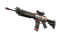 SG 553 | Cyberforce (Factory New) SG 553 — CS2 skin in the Walter White case on DuckSkins