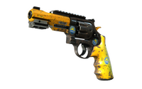 R8 Revolver | Banana Cannon (Field-Tested) R8 Revolver — CS2 skin in the Caiman case on DuckSkins