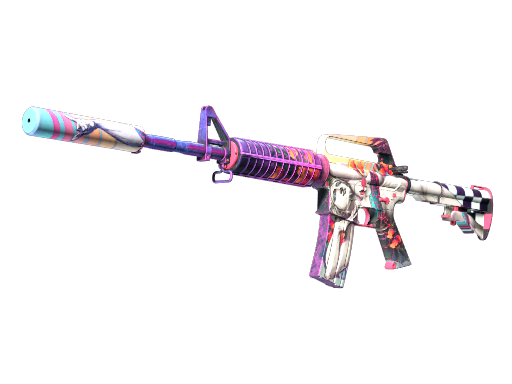 M4A1-S | Vaporwave (Pouco Usada)
