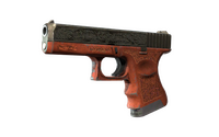 StatTrak™ Glock-18 | Royal Legion (Battle-Scarred) Glock-18 — CS2 skin in the Amon Ra case on DuckSkins