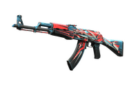 AK-47 | Point Disarray (Well-Worn) AK-47 — CS2 skin in the Wasteland case on DuckSkins
