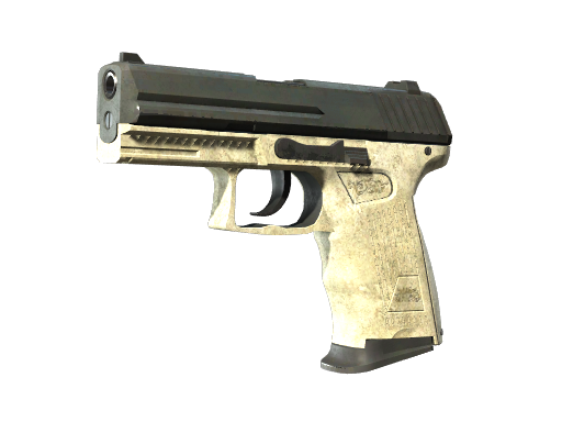 StatTrak™ P2000 | Ivory (Battle-Scarred) P2000 — CS2 skin in the Operation Breakout case on DuckSkins