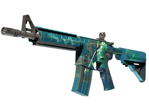 M4A4 | Poseidon (Pouco Usada)